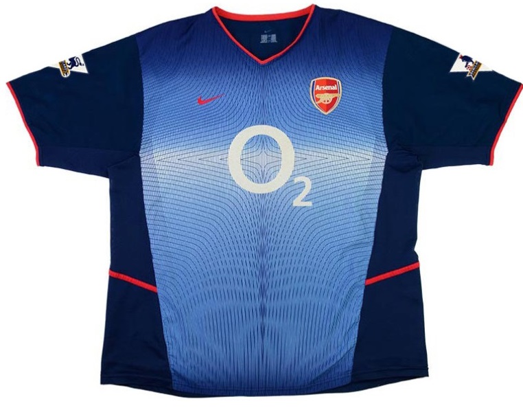 Camisa II Arsenal 2002 2004 Retro Away